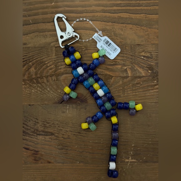 Free People Beaded Lizard Bag Charm - Picture 2 of 3